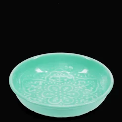 Enamel trinket dish - Aqua