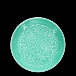 Enamel trinket dish - Aqua