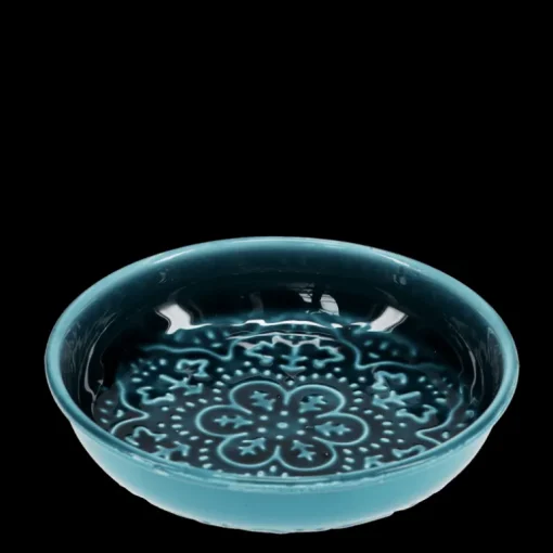 Enamel trinket dish - Blue