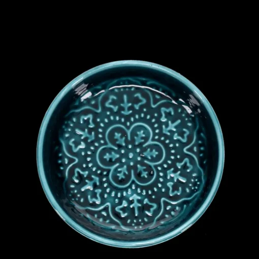 Enamel trinket dish - Blue