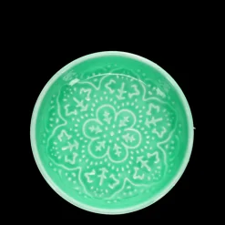 Enamel trinket dish - Green.
