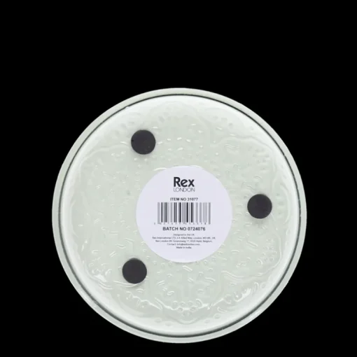 Enamel trinket dish - Light Grey