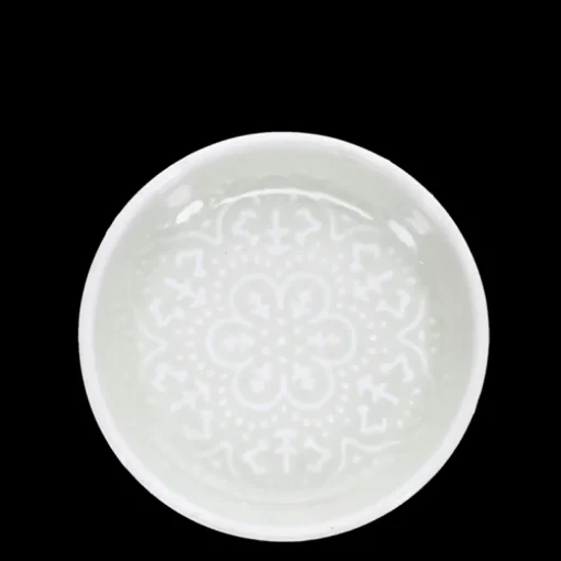Enamel trinket dish - Light Grey