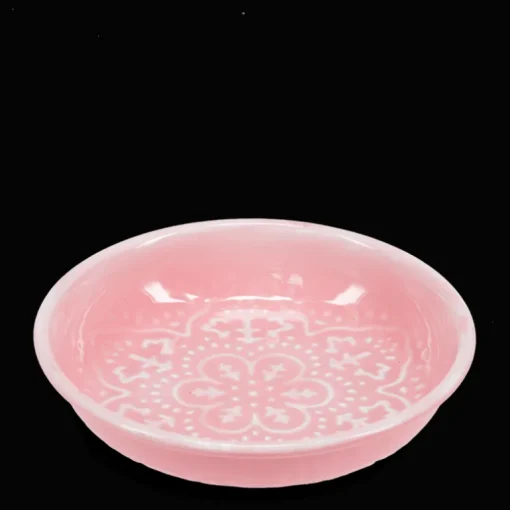 Enamel trinket dish - Pink