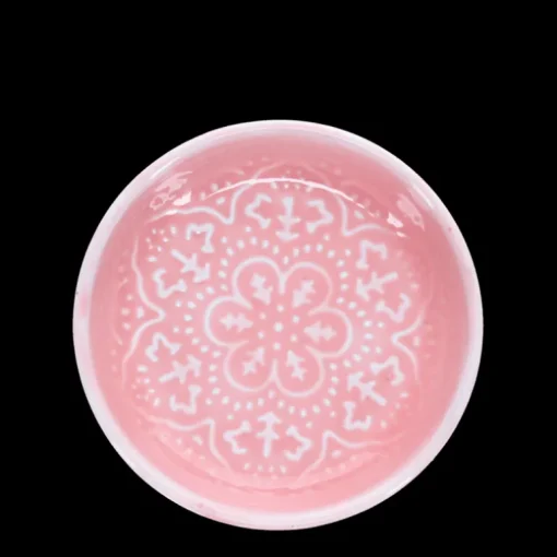Enamel trinket dish - Pink