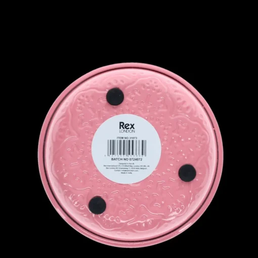 Enamel trinket dish - Pink