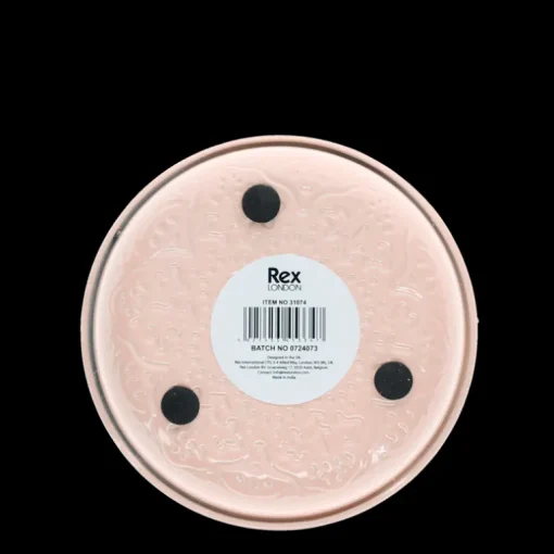 Enamel trinket dish - Soft pink