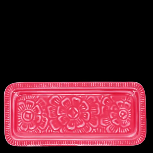Enamel trinket tray - Vibrant pink