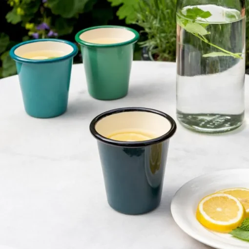 Enamel tumbler 300ml - Dark Green