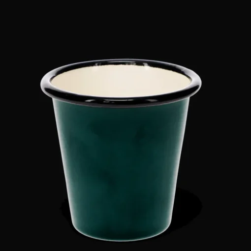 Enamel tumbler 300ml - Dark Green