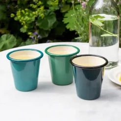 Enamel tumbler 300ml - Dark Green