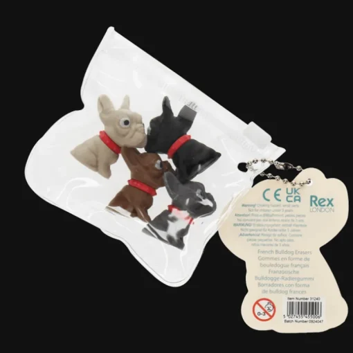 Erasers (set of 4) - Dogs