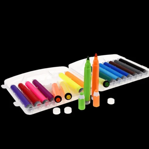 Felt tip pens and stamps (set of 18) - Wild Wonders