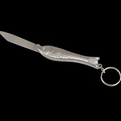 Fish shaped pocket knife keyring - Spirit of Adventure