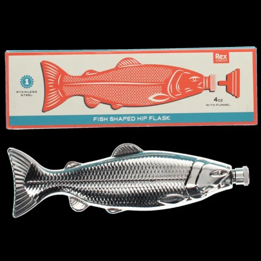 Fish-shaped hip flask (100ml) - Spirit of Adventure