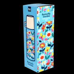 Flask and cup 350ml - Butterfly Garden