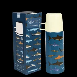 Flask and cup 350ml - Sharks