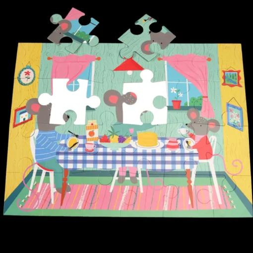 Floor puzzle (24 pieces) - Mouse in a House