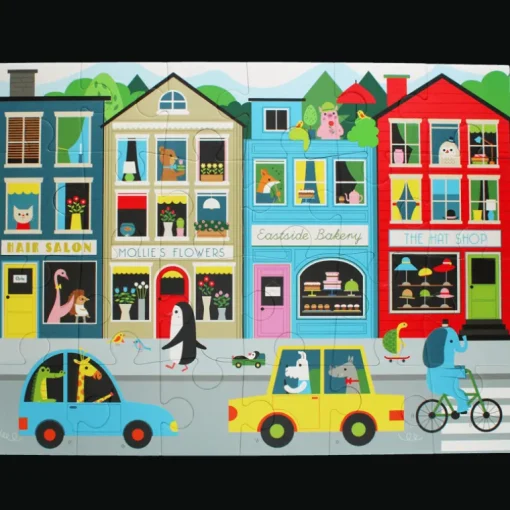Floor puzzle (24 pieces) - On Our Street