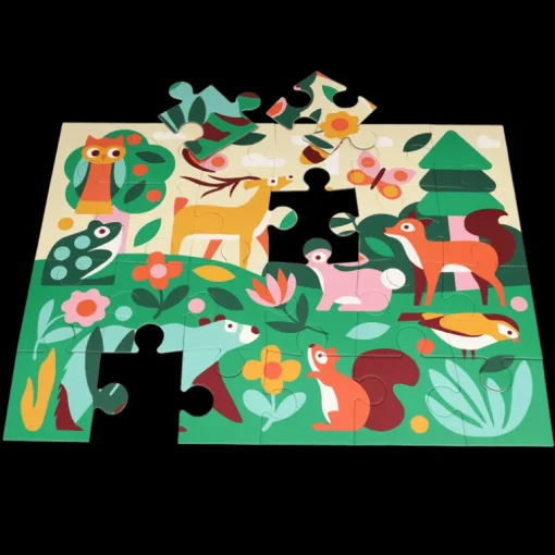 Floor puzzle (24 pieces) - Woodland