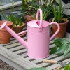 Galvanised steel watering can 4.5L - Pink