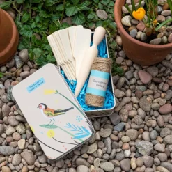 Gardener's tools and twine in a tin - Your Garden