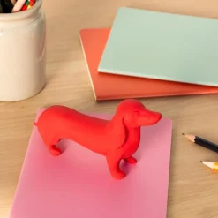 Giant sausage dog eraser - Red