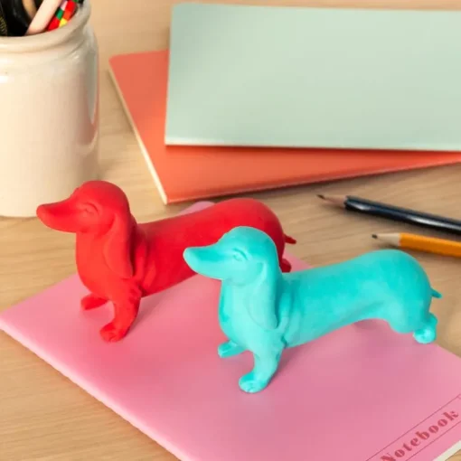 Giant sausage dog eraser - Red