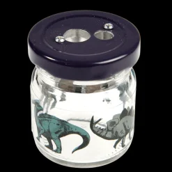 Glass jar pencil sharpener - Prehistoric Land