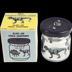Glass jar pencil sharpener - Prehistoric Land
