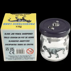 Glass jar pencil sharpener - Prehistoric Land
