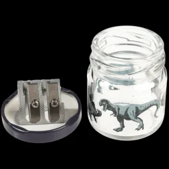 Glass jar pencil sharpener - Prehistoric Land