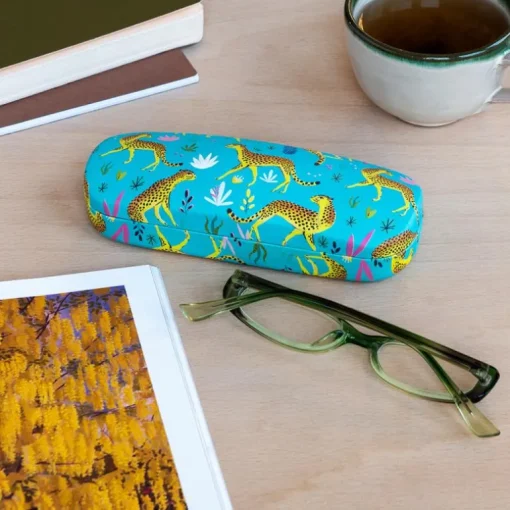 Glasses case & cleaning cloth - Cheetah