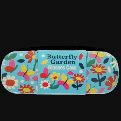 Glasses case & cleaning cloth - Butterfly Garden