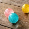 Glitter bouncy ball - Blue owl