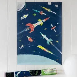 Glow in the dark poster - Space Age