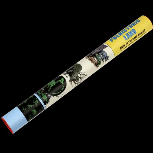 Glow in the dark poster - Prehistoric Land