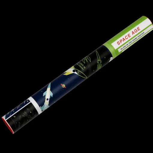 Glow in the dark poster - Space Age