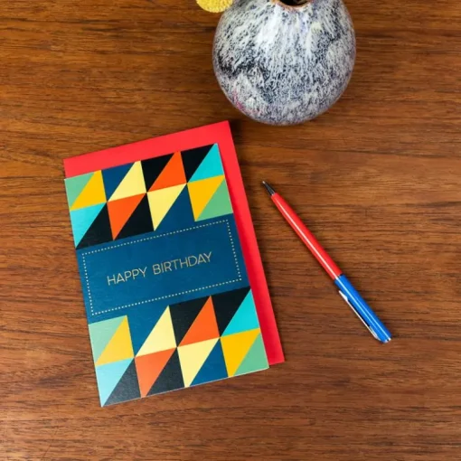 Greetings card - Geometric