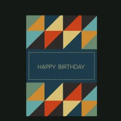 Greetings card - Geometric
