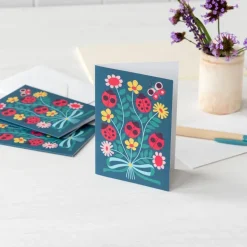Greetings cards (pack of 10) - Ladybird