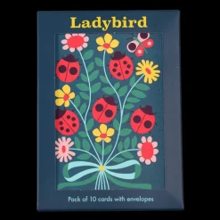 Greetings cards (pack of 10) - Ladybird