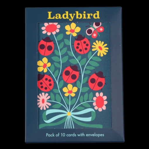 Greetings cards (pack of 10) - Ladybird