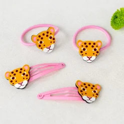 Hair clips (set of 2) - Wild Wonders leopard