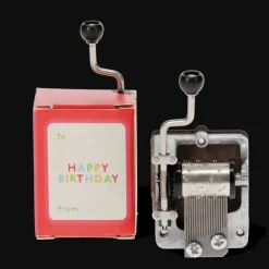 Hand-crank music box (SINGLE) - Happy Birthday
