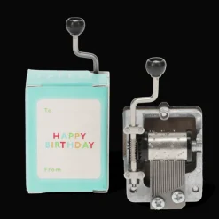 Hand-crank music box (SINGLE) - Happy Birthday