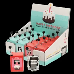Hand-crank music box (SINGLE) - Happy Birthday
