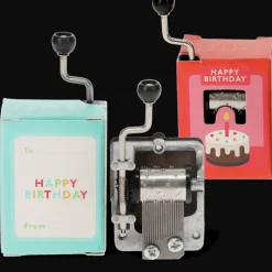 Hand-crank music box (SINGLE) - Happy Birthday