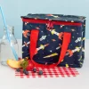 Insulated lunch bag - Space Age Rocket