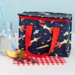 Insulated lunch bag - Space Age Rocket